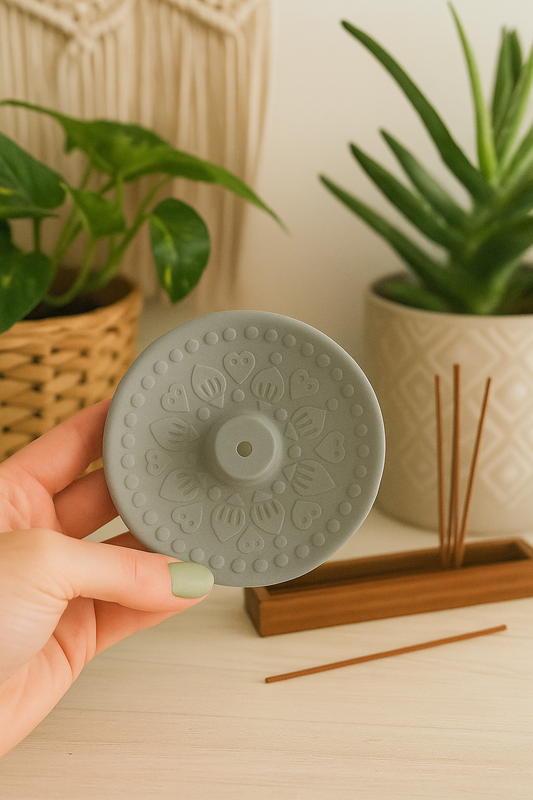 Terracotta Incense Holder Plate